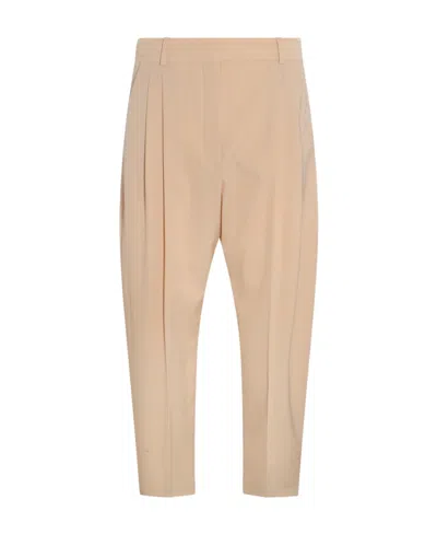 Stella Mccartney Logo Casual Pants In Nude