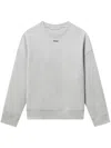 Stella Mccartney Logo-charm Sweatshirt In Grau