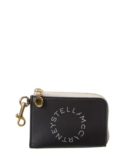 Stella Mccartney Logo Coin Purse In Black