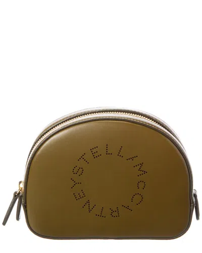 Stella Mccartney Logo Cosmetic Bag In Green