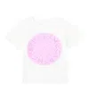 Stella Mccartney Logo Cotton Jersey T-shirt In White