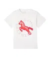 Stella Mccartney Logo Cotton Jersey T-shirt In White