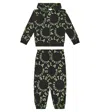 Stella Mccartney Logo Cotton Sweatshirt And Sweatpants Set In Multicoloured