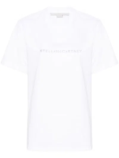 Stella Mccartney Logo-print Cotton T-shirt In White