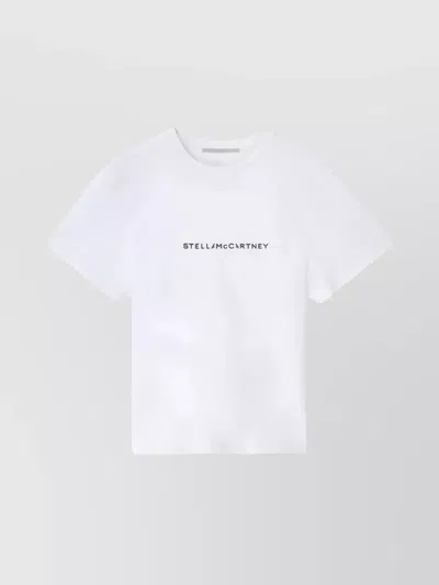 STELLA MCCARTNEY LOGO CREW NECK T-SHIRT WITH SHORT SLEEVES