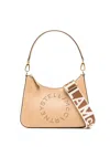 Stella Mccartney Logo Cross Body Bag In Brown