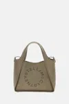 Stella Mccartney Stella Logo Crossbody Bag In Green