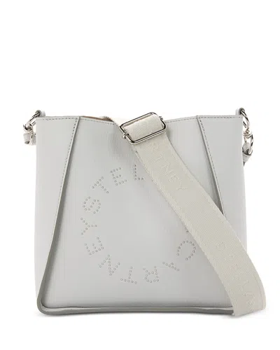 Stella Mccartney Logo Crossbody Bag In Gray