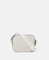 Stella Mccartney Logo Crossbody Camera Bag In Fog Grey