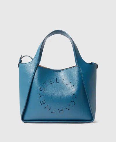 Stella Mccartney Logo Crossbody Tote Bag In Blue