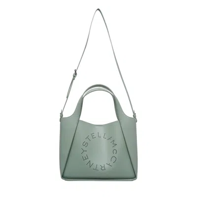 Stella Mccartney Logo Crossbody Tote Bag In Blue