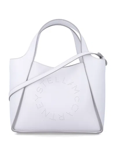 Stella Mccartney Logo Crossbody Tote Bag Eco Embossed Gra In Pattern