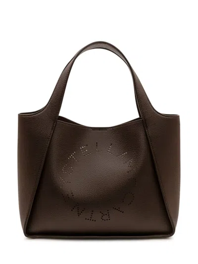 Stella Mccartney Logo Crossbody Tote Handbag In Brown
