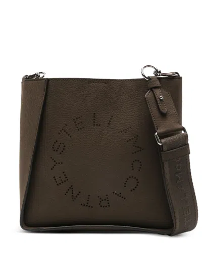 Stella Mccartney Logo-cutout Cross Body Bag In Brown