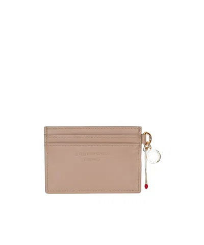 Stella Mccartney Logo Debossed Wallet In Pink