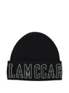Stella Mccartney Logo-detail Beanie Hat In Black