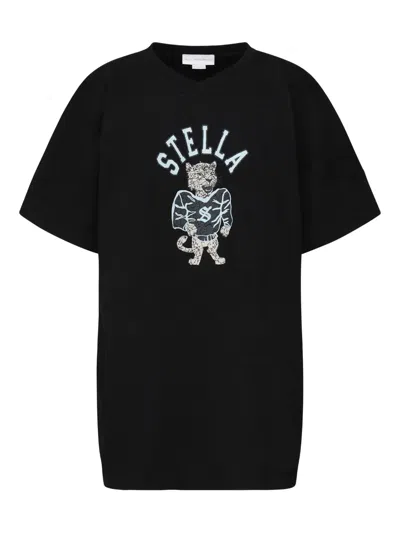 STELLA MCCARTNEY LOGO-DETAIL COTTON T-SHIRT
