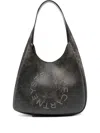 Stella Mccartney Large Logo Slouchy Aged Hobo Bag