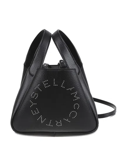 Stella Mccartney Logo-detail Tote Bag In Black
