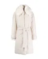 Stella Mccartney Logo Down Jacket In White
