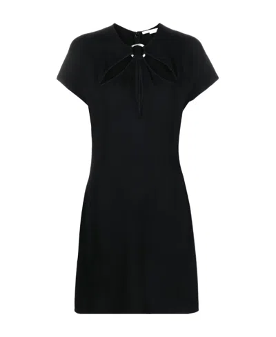 Stella Mccartney Logo Dress In Black