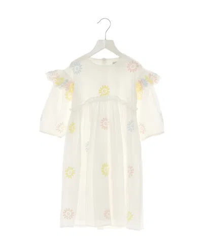 Stella Mccartney Logo Dress In White