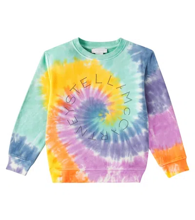 Stella Mccartney Kids' Sweatshirt Aus Baumwolle In Multicolor