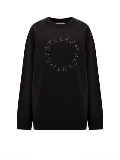 STELLA MCCARTNEY STELLA MCCARTNEY LOGO EMBELLISHED CREWNECK SWEATER