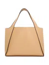 Stella Mccartney Logo-embellished Tote Bag In Brown