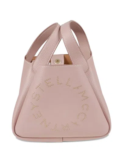 Stella Mccartney Logo-embellished Tote Bag In Neutrals