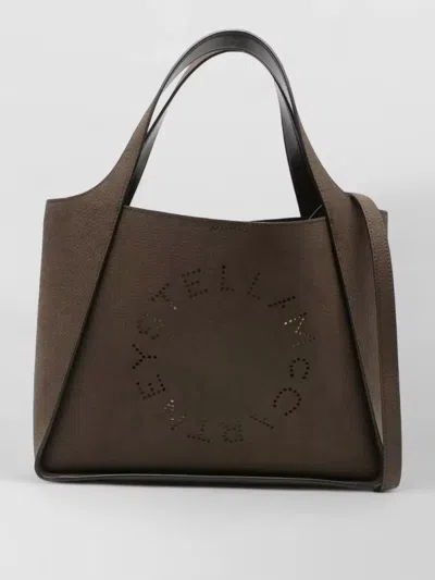 Stella Mccartney Logo Embossed Crossbody Tote Bag