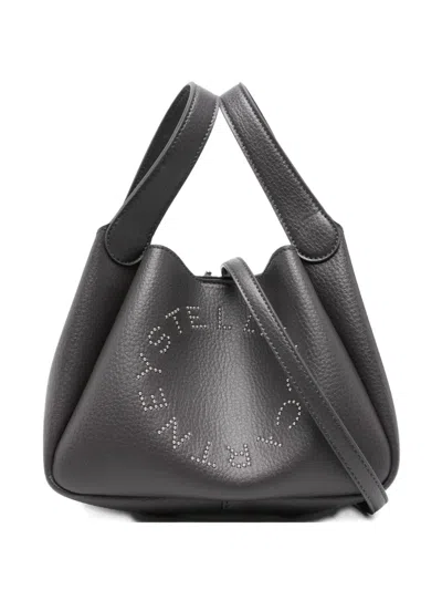 Stella Mccartney Logo-embossed Tote Bag In Gray