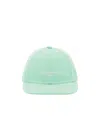 Stella Mccartney Baseball Cap With Embroidery In Green