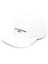Stella Mccartney Logo Embroidered Curved Peak Baseball Cap In White
