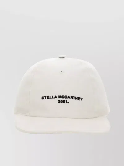 Stella Mccartney Logo Embroidered Baseball Hat With Curved Brim
