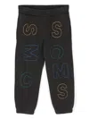 Stella Mccartney Logo-embroidered Track Pants In Black