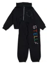 Stella Mccartney Logo-embroidered Tracksuit Set In Black