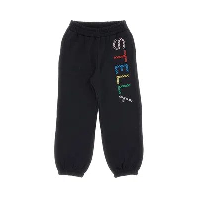 STELLA MCCARTNEY LOGO EMBROIDERY SUSTAINABLE COTTON SWEATPANTS KIDS