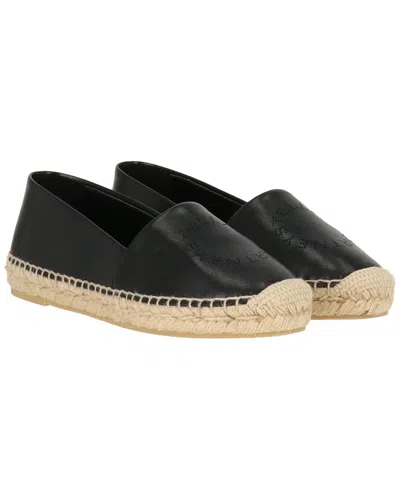 Stella Mccartney Logo Espadrille In Black