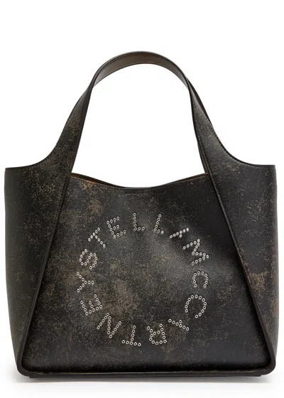 Stella Mccartney Logo Faux Leather Tote