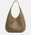 Stella Mccartney Schultertasche Aus Velourslederimitat