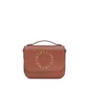 Stella Mccartney Logo Flap Bag Eco Embossed Grainy Alter