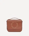 Stella Mccartney Logo Flap Bag Eco Embossed Grainy Alter