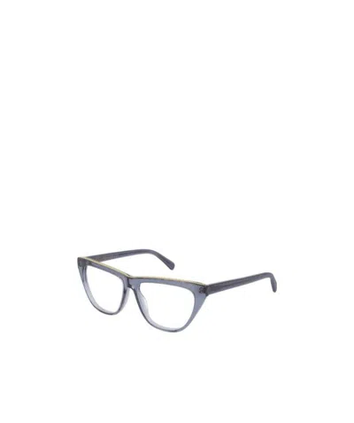 Stella Mccartney Logo Flat Mirror In Gray