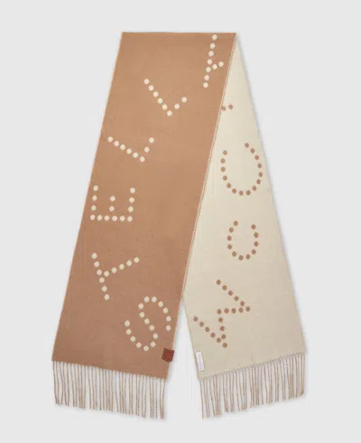 STELLA MCCARTNEY LOGO FRINGE SCARF