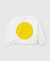 Stella Mccartney Logo Graphic Sweatshirt In Cream