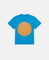 Stella Mccartney Logo Graphic T-shirt In Blue