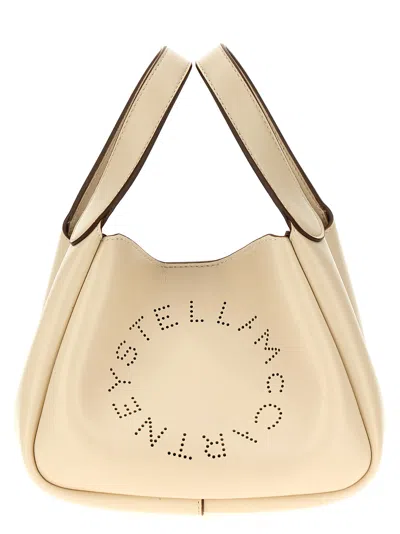 Stella Mccartney Logo Handbag In Bianco
