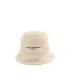 Stella Mccartney Logo Hat In Neutral