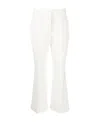 Stella Mccartney Logo Horn Casual Pants In White